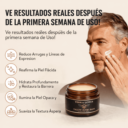 crema de sebo de res Nandora  para la defensa contra las arrugas