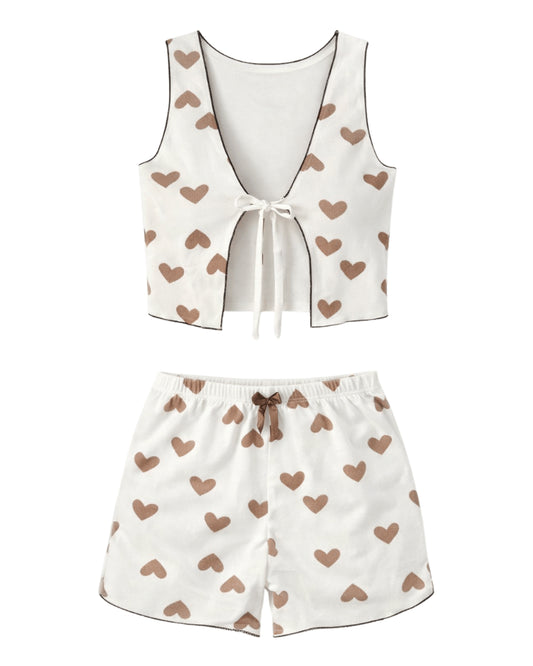 Pijama con top maggie  - Chocolate Love