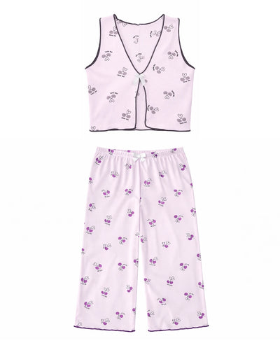 Pijama con pantalón lorent  - Cherry Love