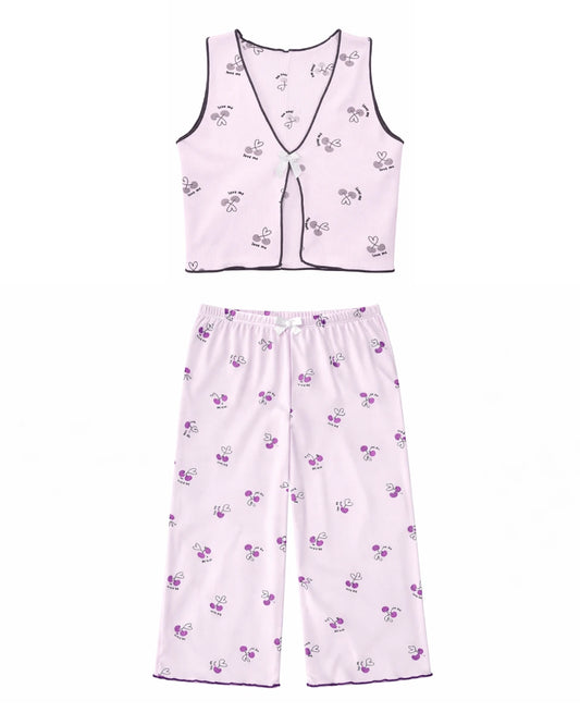 Pijama con pantalón lorent  - Cherry Love