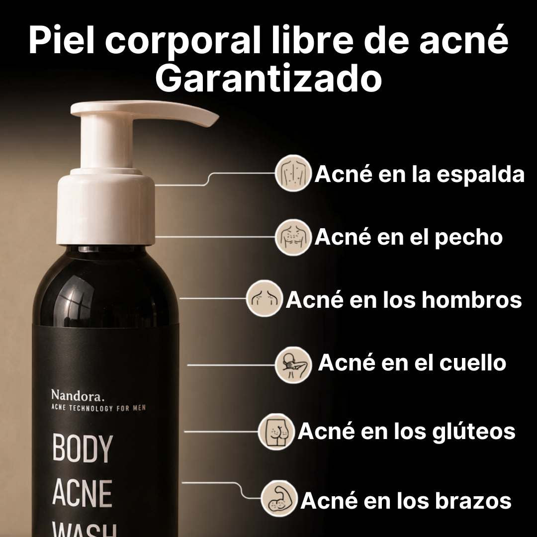 Gel de ducha Nandora body para el acné