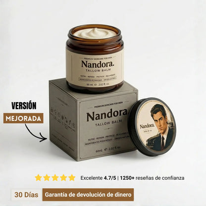 crema de sebo de res Nandora  para la defensa contra las arrugas - versión  2.0